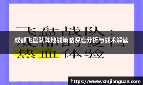 成都飞盘队阵地战策略深度分析与战术解读